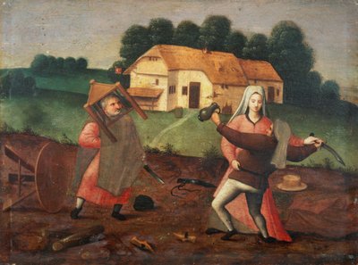 The Brawl by Pieter Brueghel the Younger